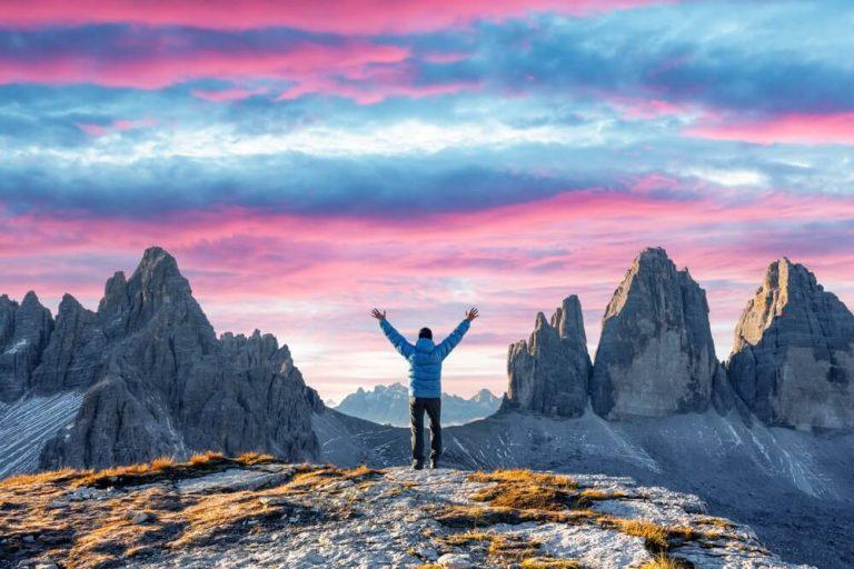 National Park Tre Cime di Lavaredo, Dolomite Alps mountains