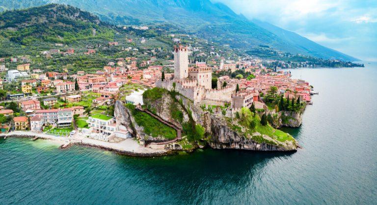 Scaliger Castle or Castello Scaligero is a medieval fortress in the Malcesine old town