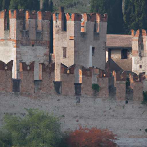 Castelvecchio הציורי, מבצר מימי הביניים המשקיף על נהר אדיג'ה