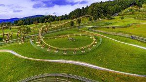 alpine slides italy dolomites