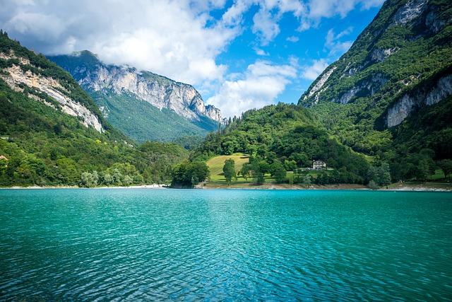 lake tenno trentino italy