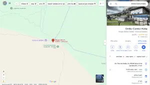 Rifugio EMILIO COMICI google maps screenshot