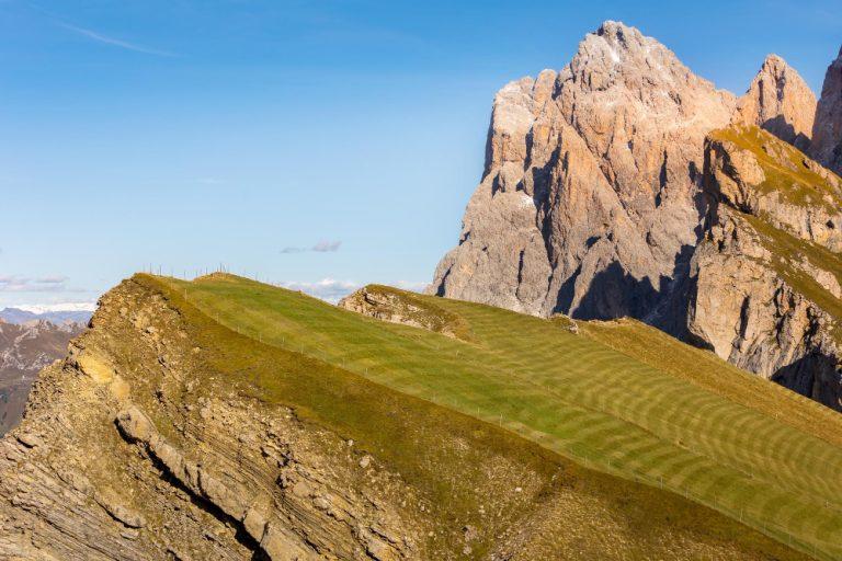Seceda mountain in Val Gardena