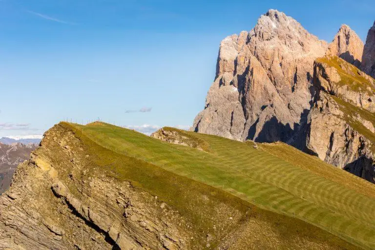 Seceda mountain in Val Gardena